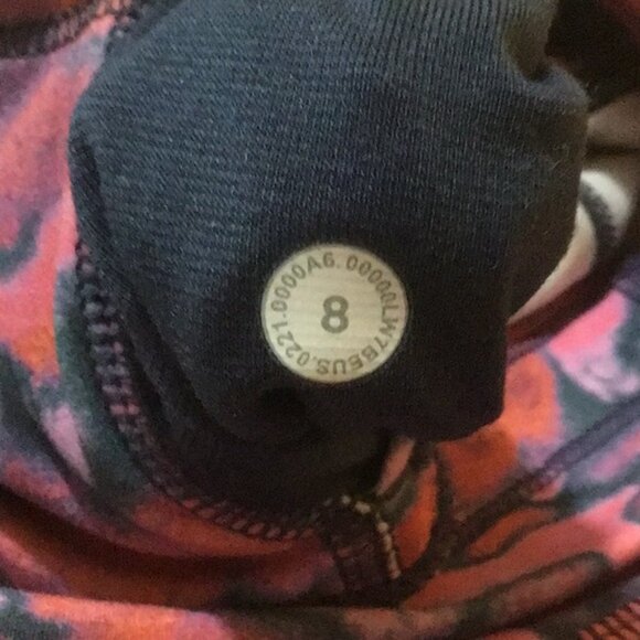 Lululemon Wunder Train High-Rise Short 6”Chroma Clash Multi Like New - Picture 7 of 7